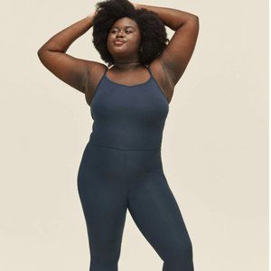 Girlfriend Collective Unitard in Midnight SMALL